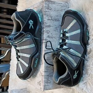 New KURU Chicane Women's Black & Mint Athletic Hiking Shoes Plantar Fascitis 10W